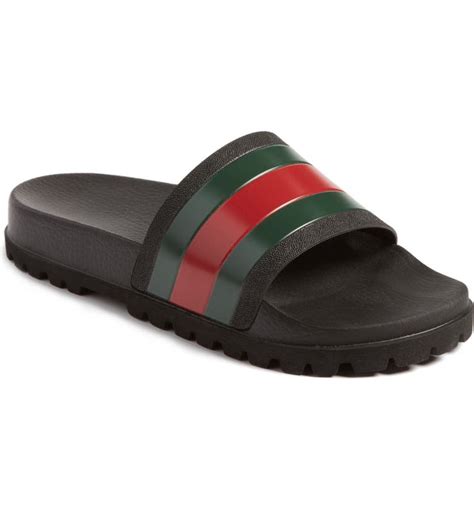 men's gucci slide sandal 4419085 - 9us / nero/nero|Slides & Sandals for Men .